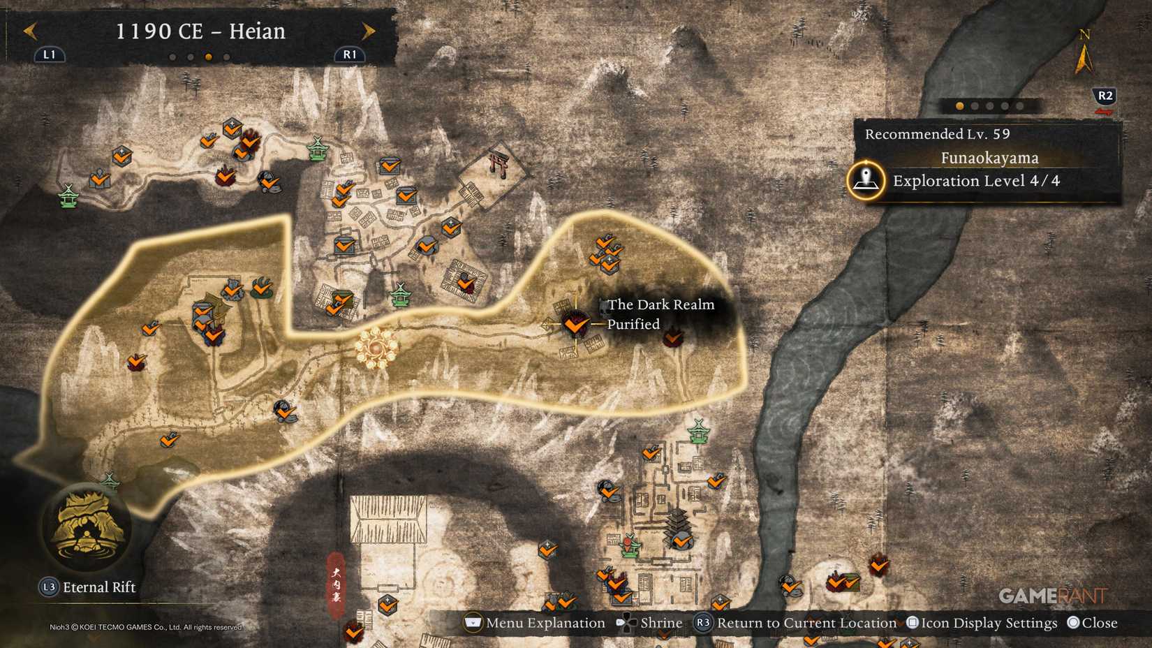 dropraro-guia-bases-inimigas-em heian-nioh-3-santuarios-yokai