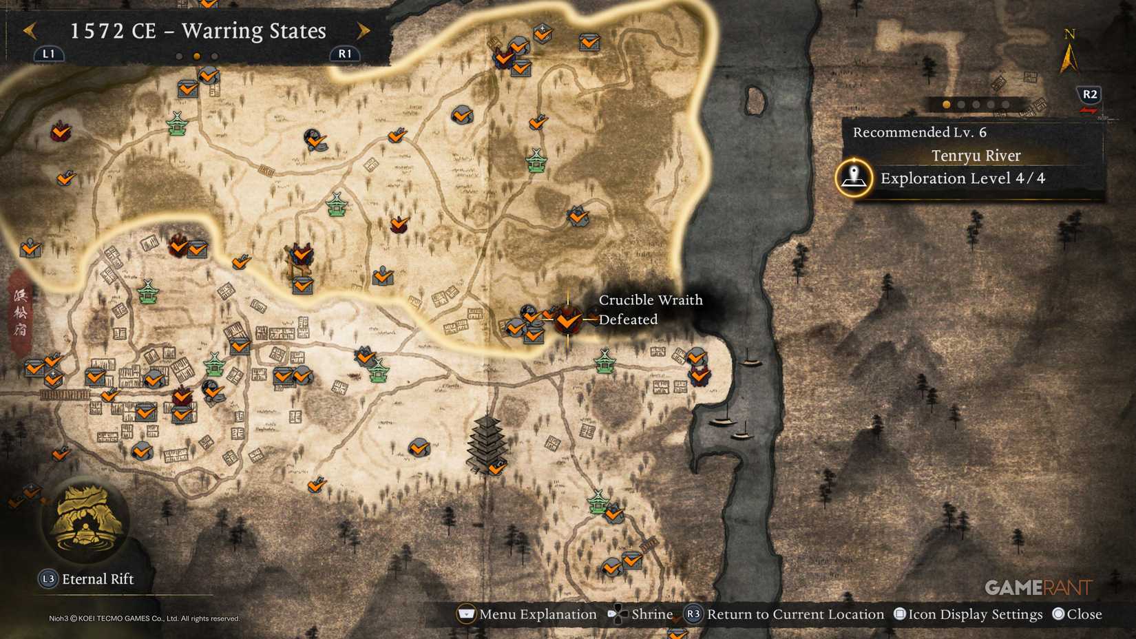 All Warring States Crucible Wraiths in Nioh 3 (1)