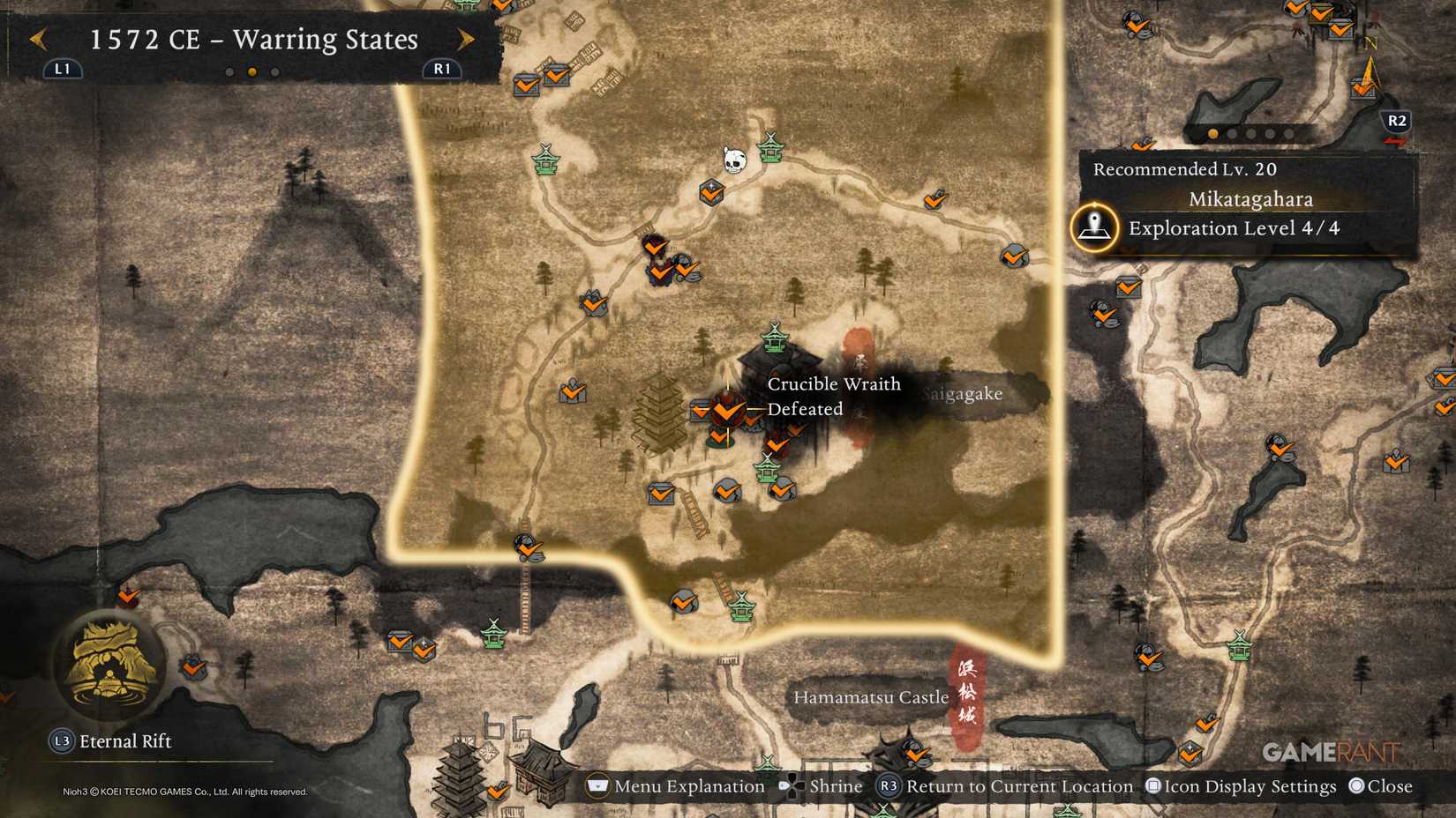 All Warring States Crucible Wraiths in Nioh 3 (11)