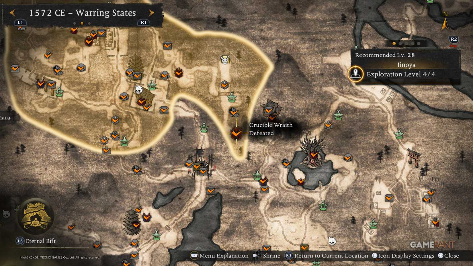 All Warring States Crucible Wraiths in Nioh 3 (13)