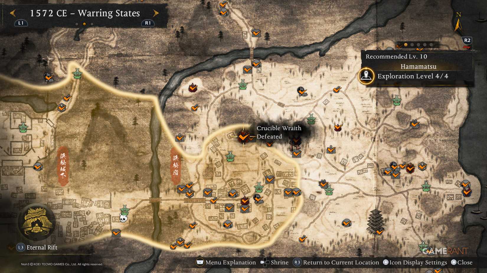 All Warring States Crucible Wraiths in Nioh 3 (2)