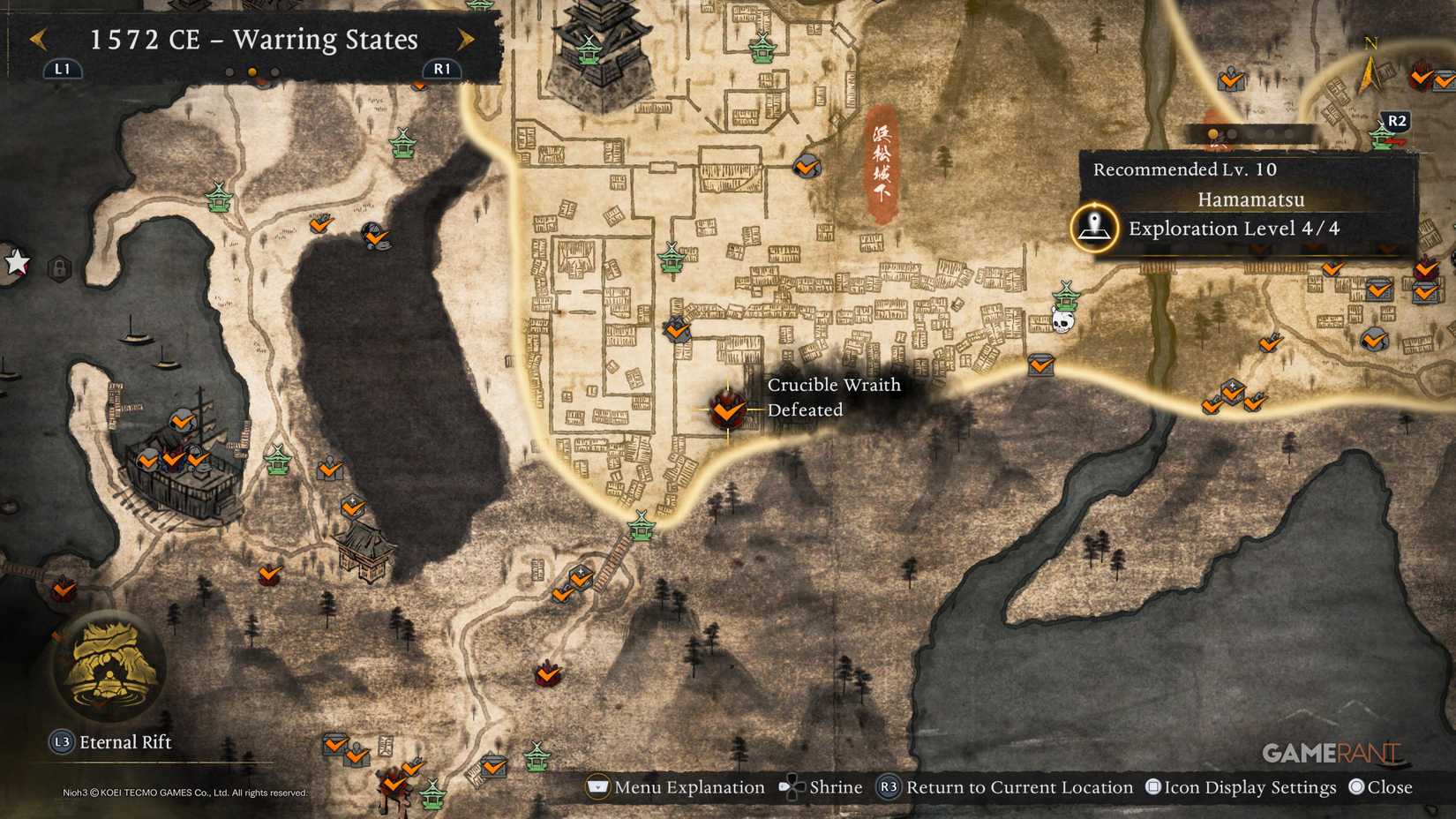 All Warring States Crucible Wraiths in Nioh 3 (3)