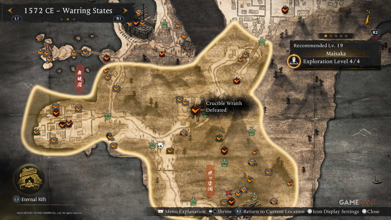 All Warring States Crucible Wraiths in Nioh 3 (4)