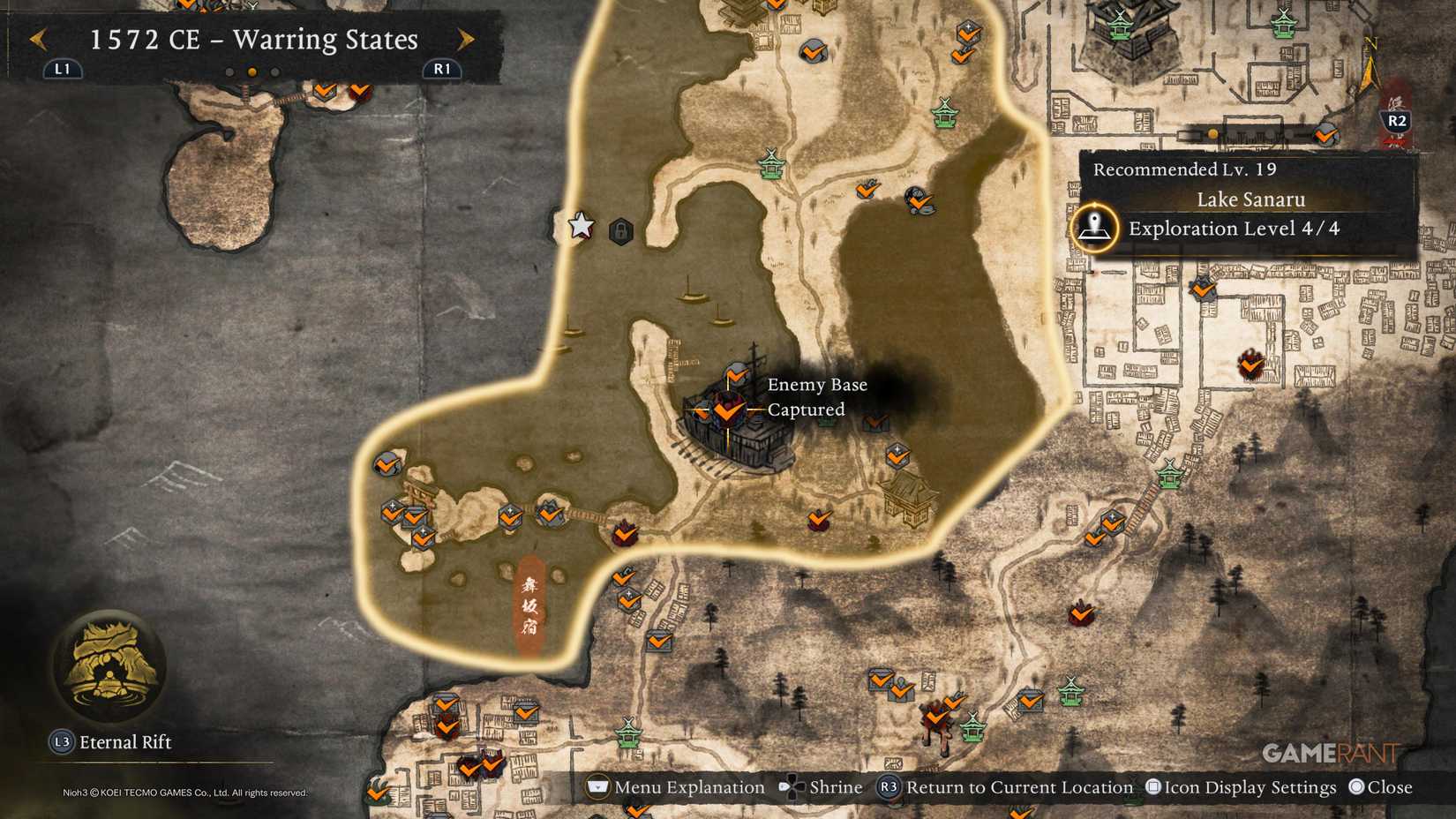 All Warring States Enemy Base Locations in Nioh 3