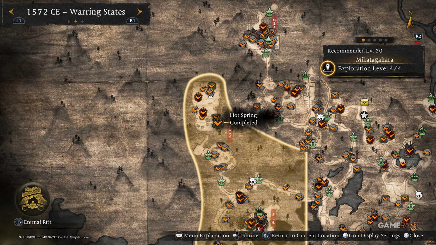All Warring States Hot Springs in Nioh 3 (4)
