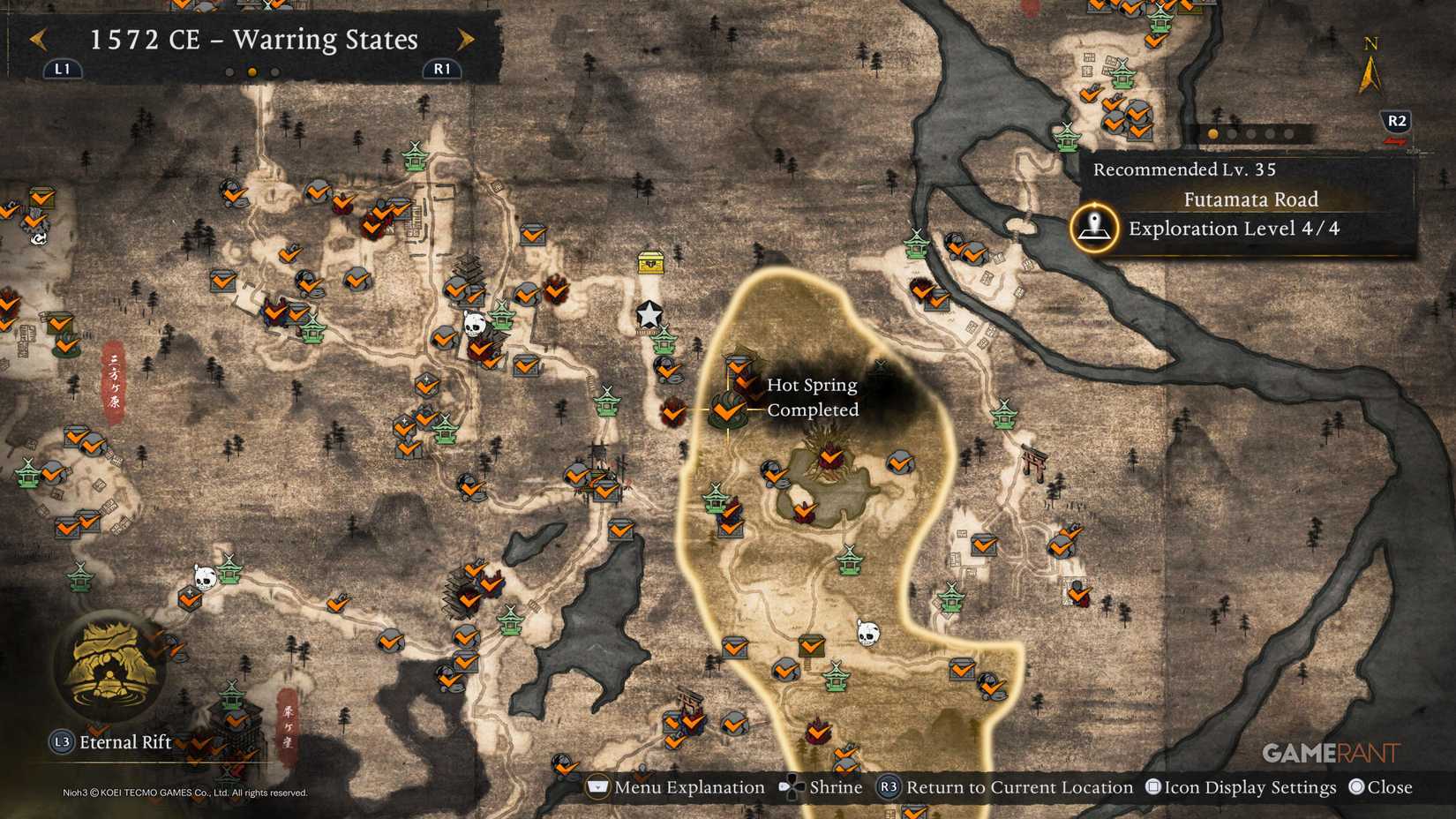 All Warring States Hot Springs in Nioh 3 (8)