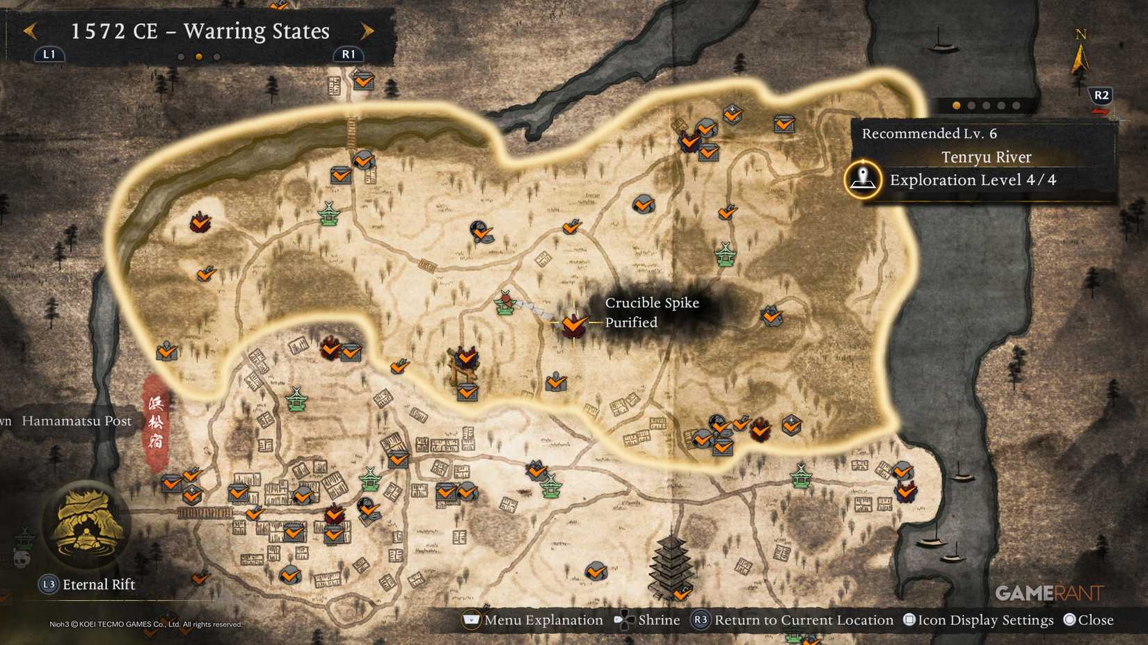 All Warring States Lesser Crucibles & Crucible Spikes in Nioh 3 (1)