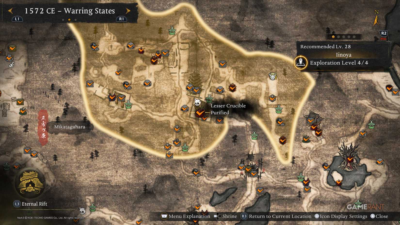 All Warring States Lesser Crucibles & Crucible Spikes in Nioh 3 (10)