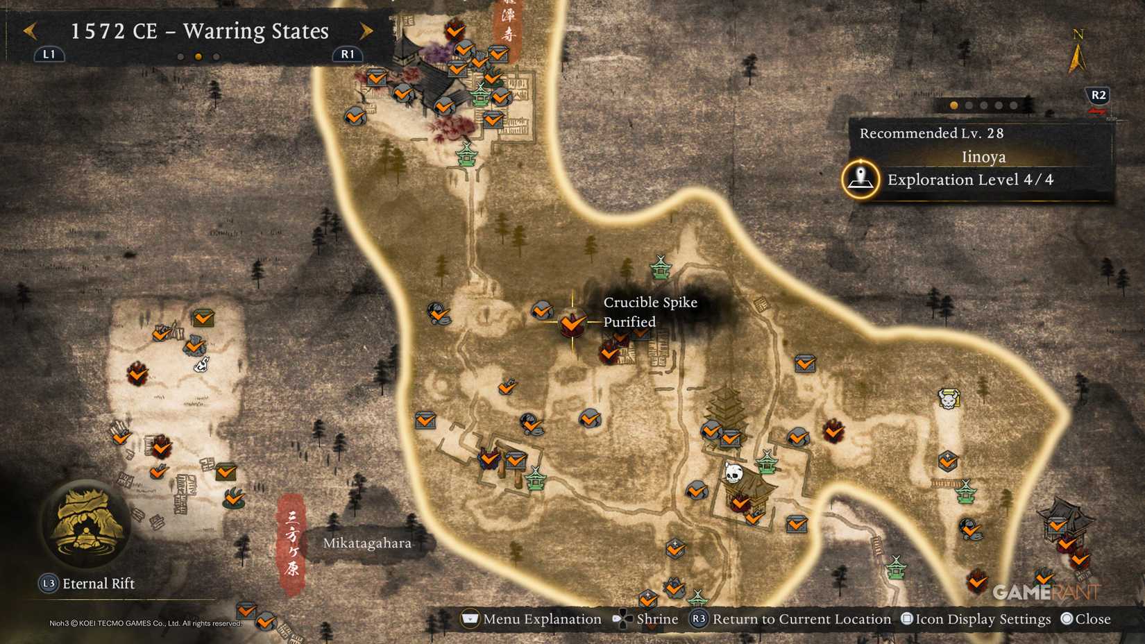 All Warring States Lesser Crucibles & Crucible Spikes in Nioh 3 (11)