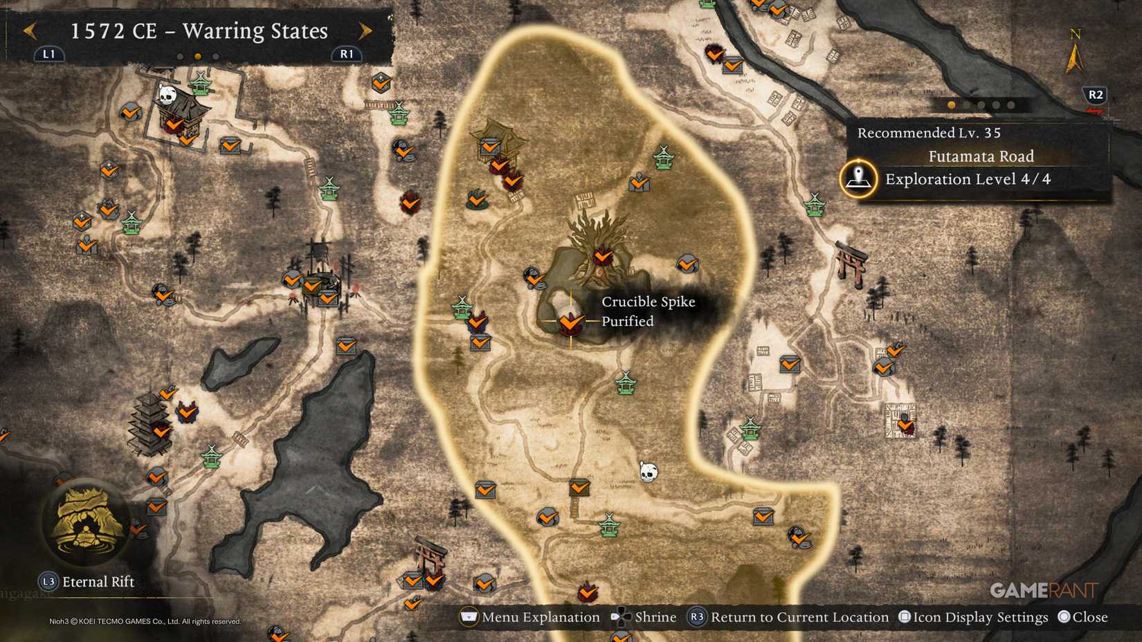 All Warring States Lesser Crucibles & Crucible Spikes in Nioh 3 (13)