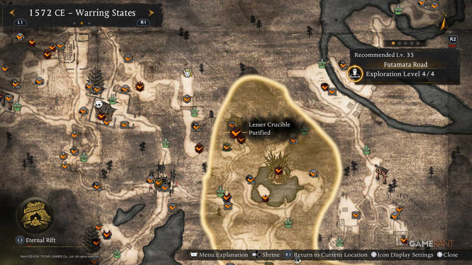 All Warring States Lesser Crucibles & Crucible Spikes in Nioh 3 (15)