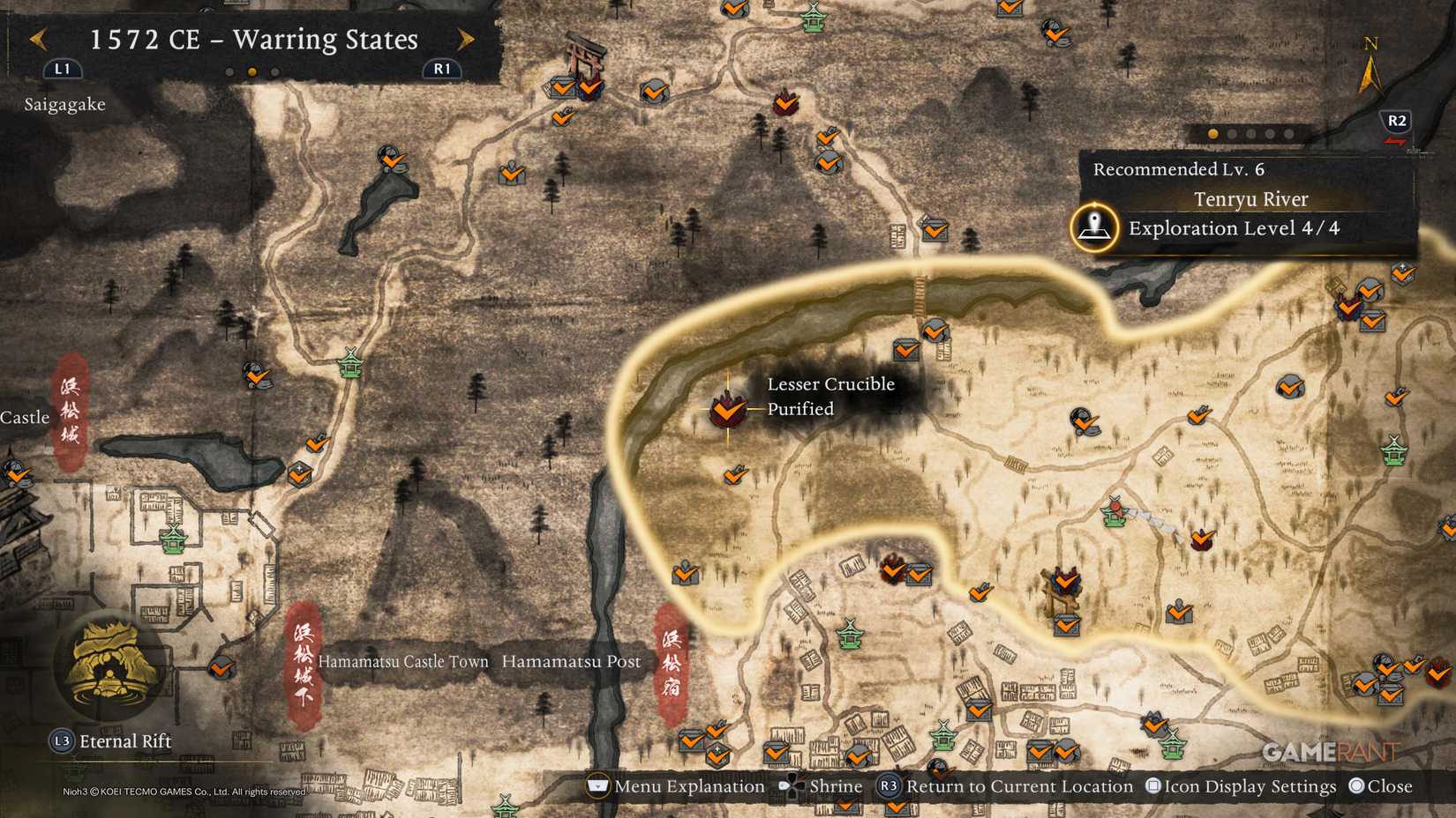 All Warring States Lesser Crucibles & Crucible Spikes in Nioh 3 (2)