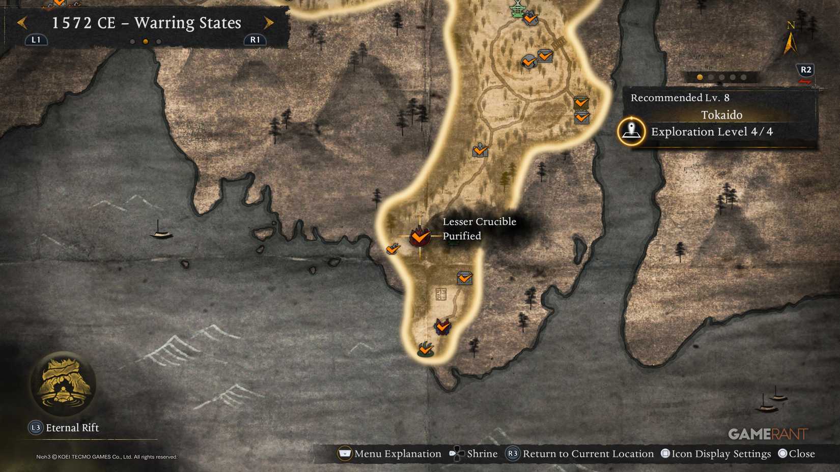 All Warring States Lesser Crucibles & Crucible Spikes in Nioh 3 (3)