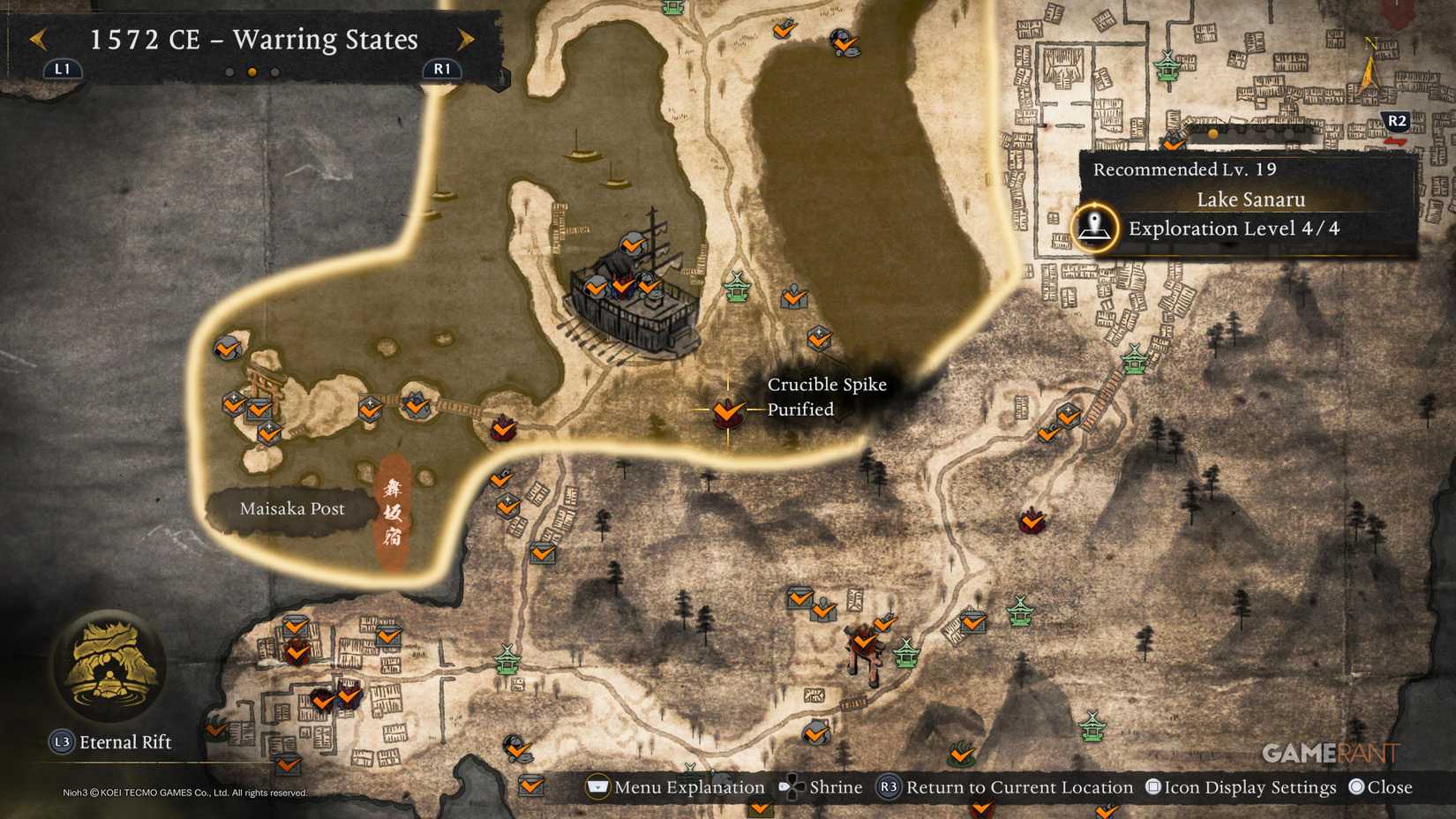 All Warring States Lesser Crucibles & Crucible Spikes in Nioh 3 (7)