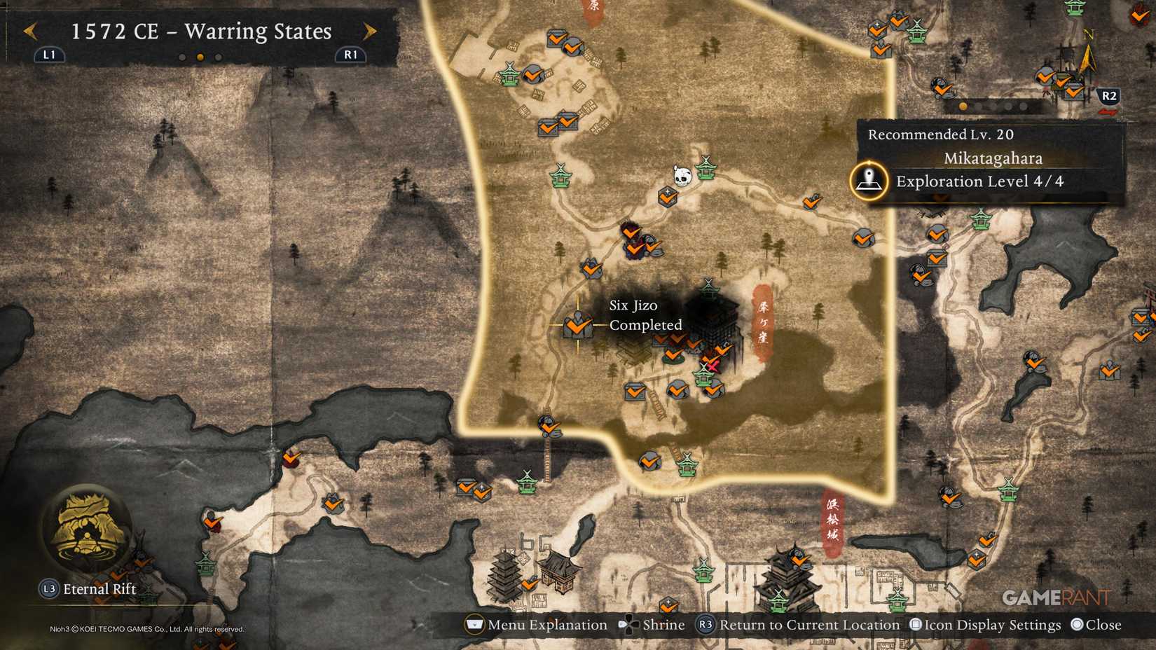 All Warring States Six Jizo in Nioh 3 (6)