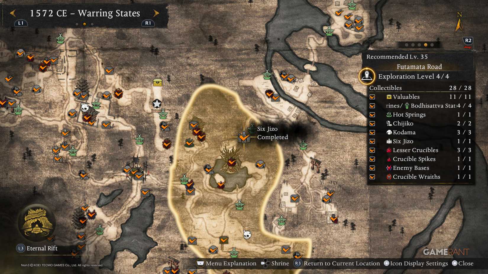 All Warring States Six Jizo in Nioh 3 (9)