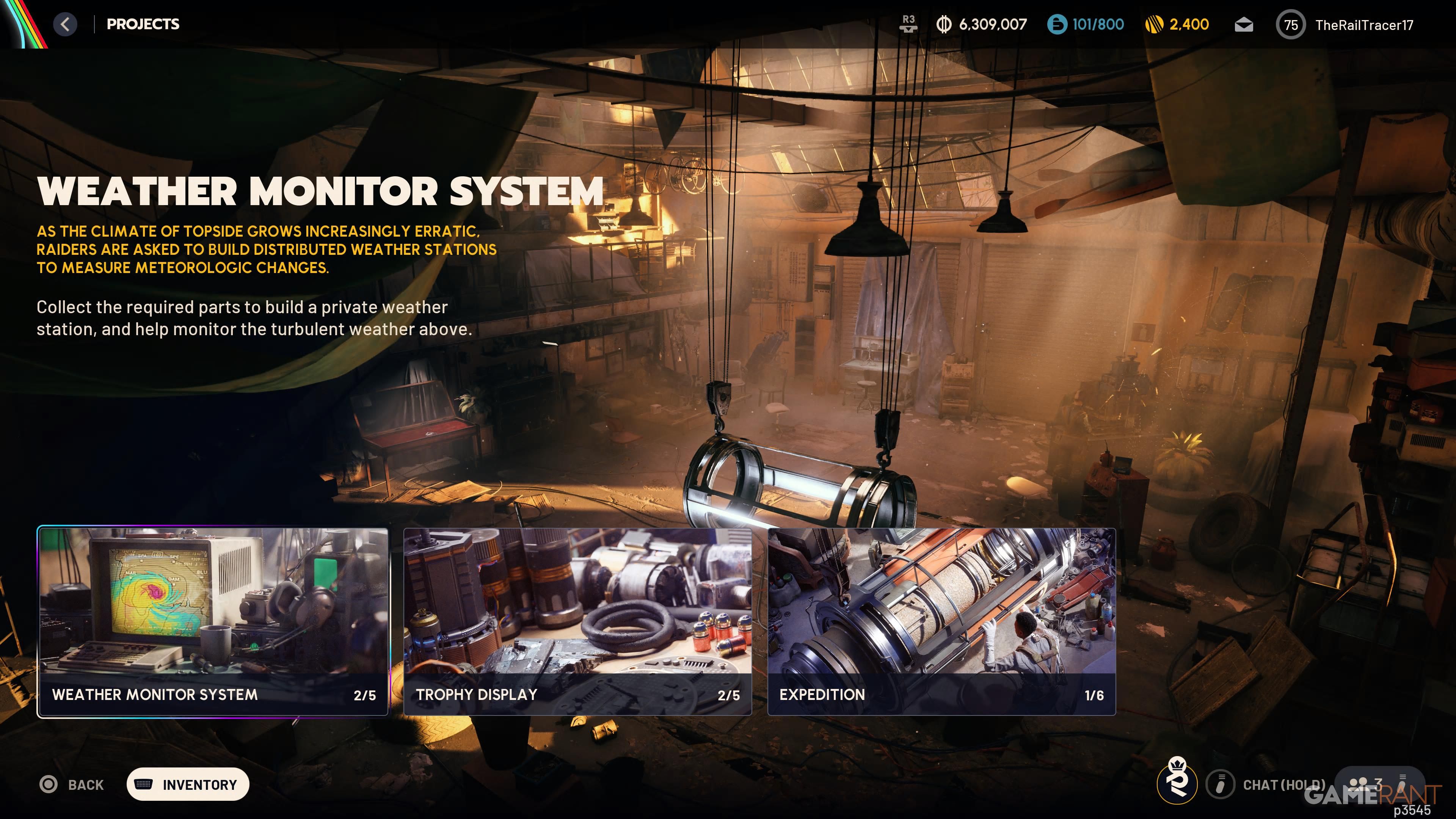 All Weather Monitor System Project Rewards in ARC Raiders