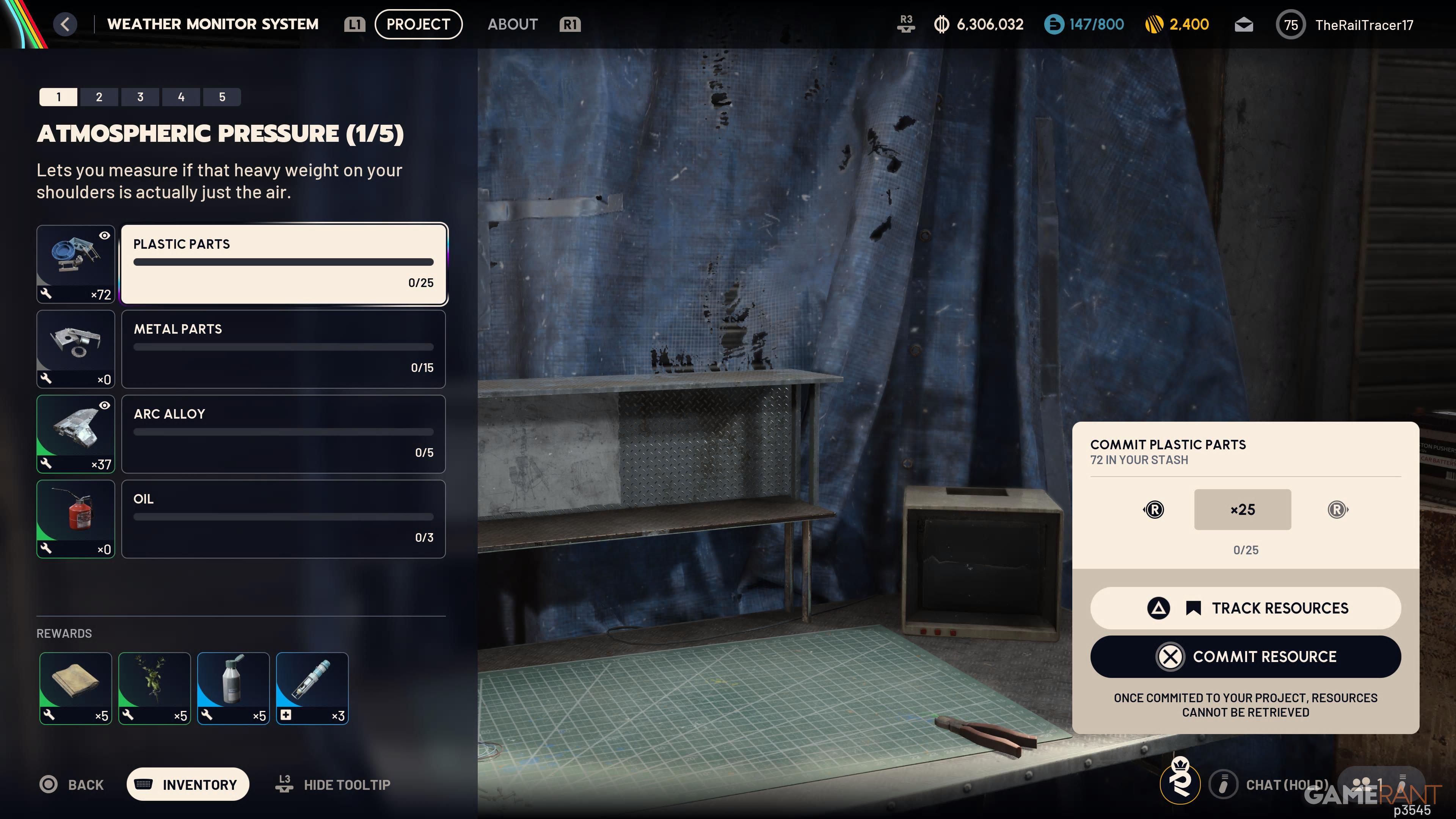 All Weather Monitor System Project Rewards in ARC Raiders
