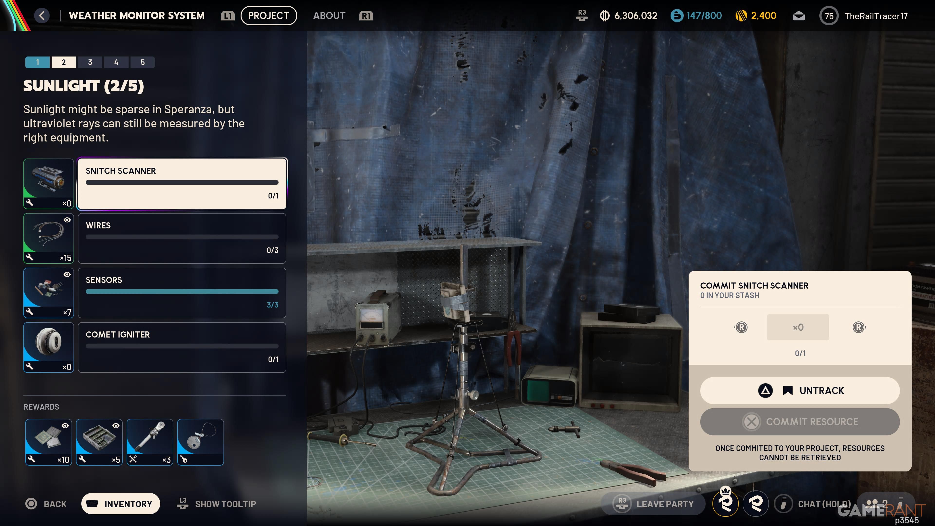 All Weather Monitor System Project Rewards in ARC Raiders