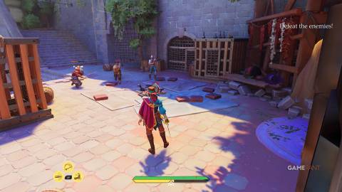 en garde fighting multiple enemies