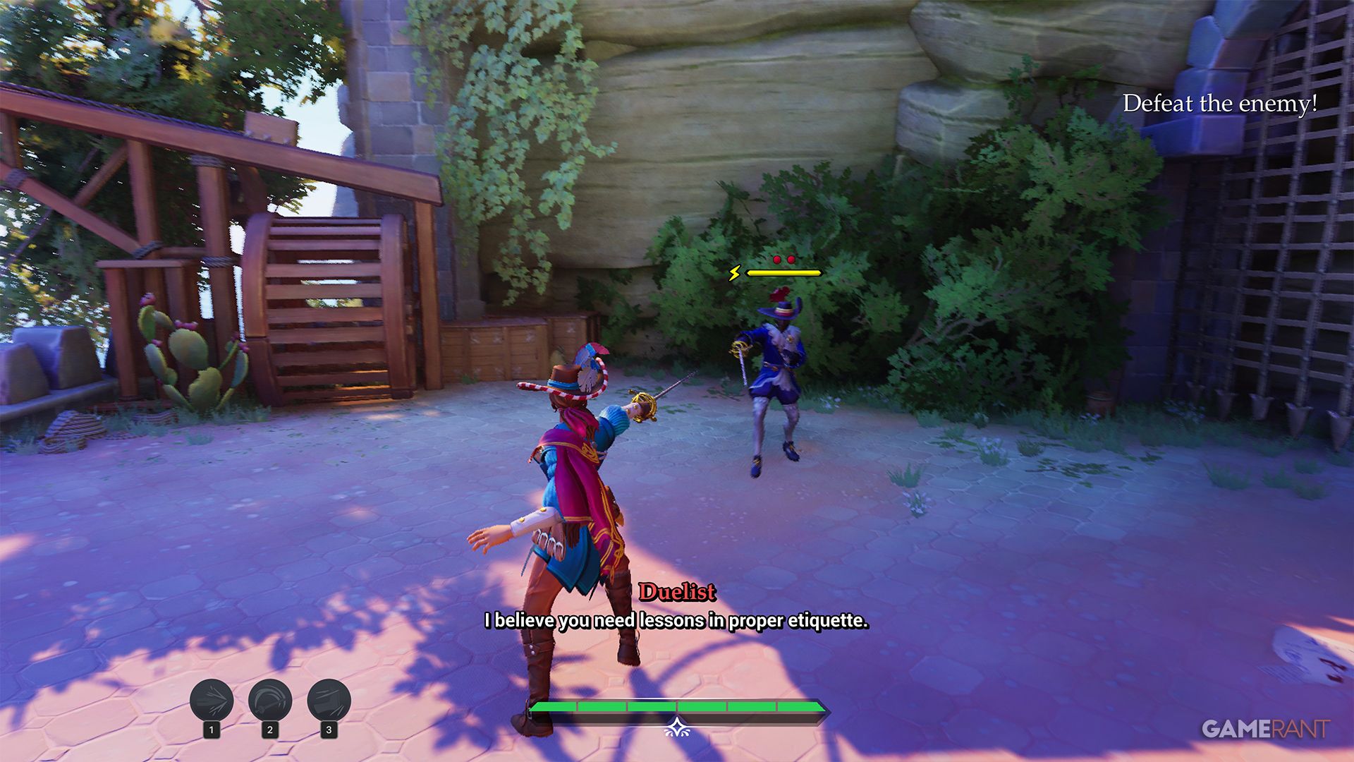 en garde figthing duelist