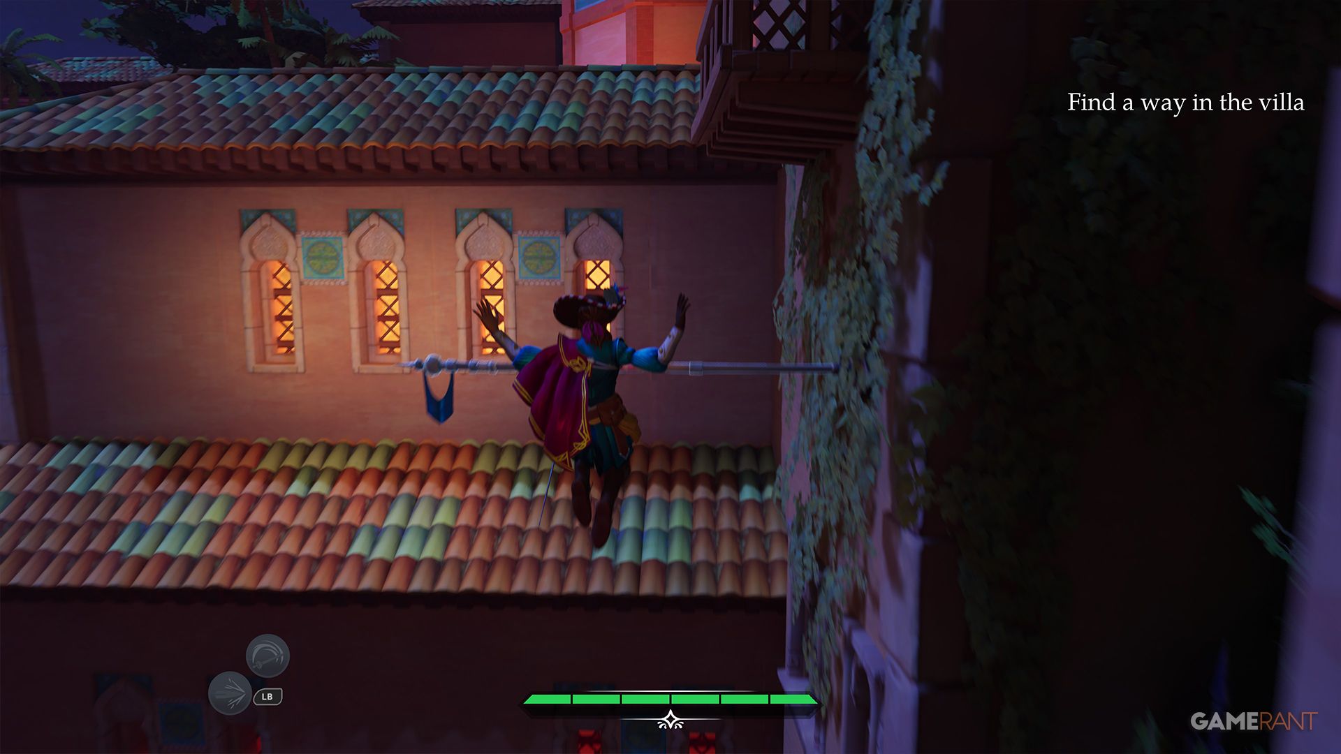 en garde jumping pole platforming