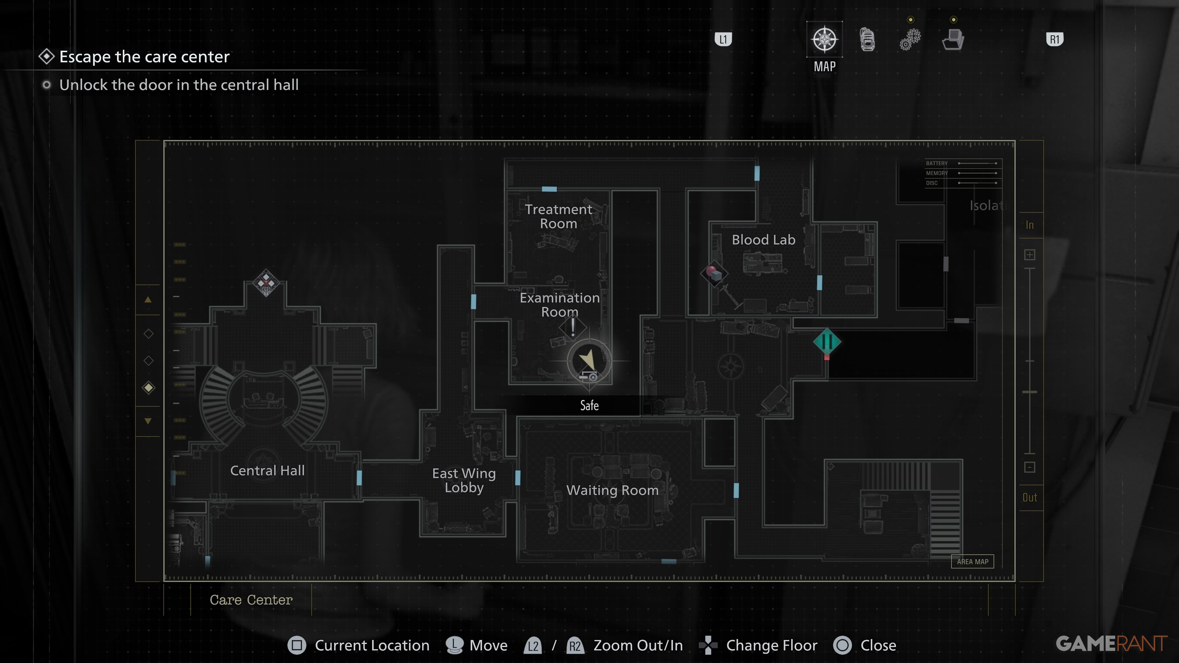 Examination Room Safe Code in RE9