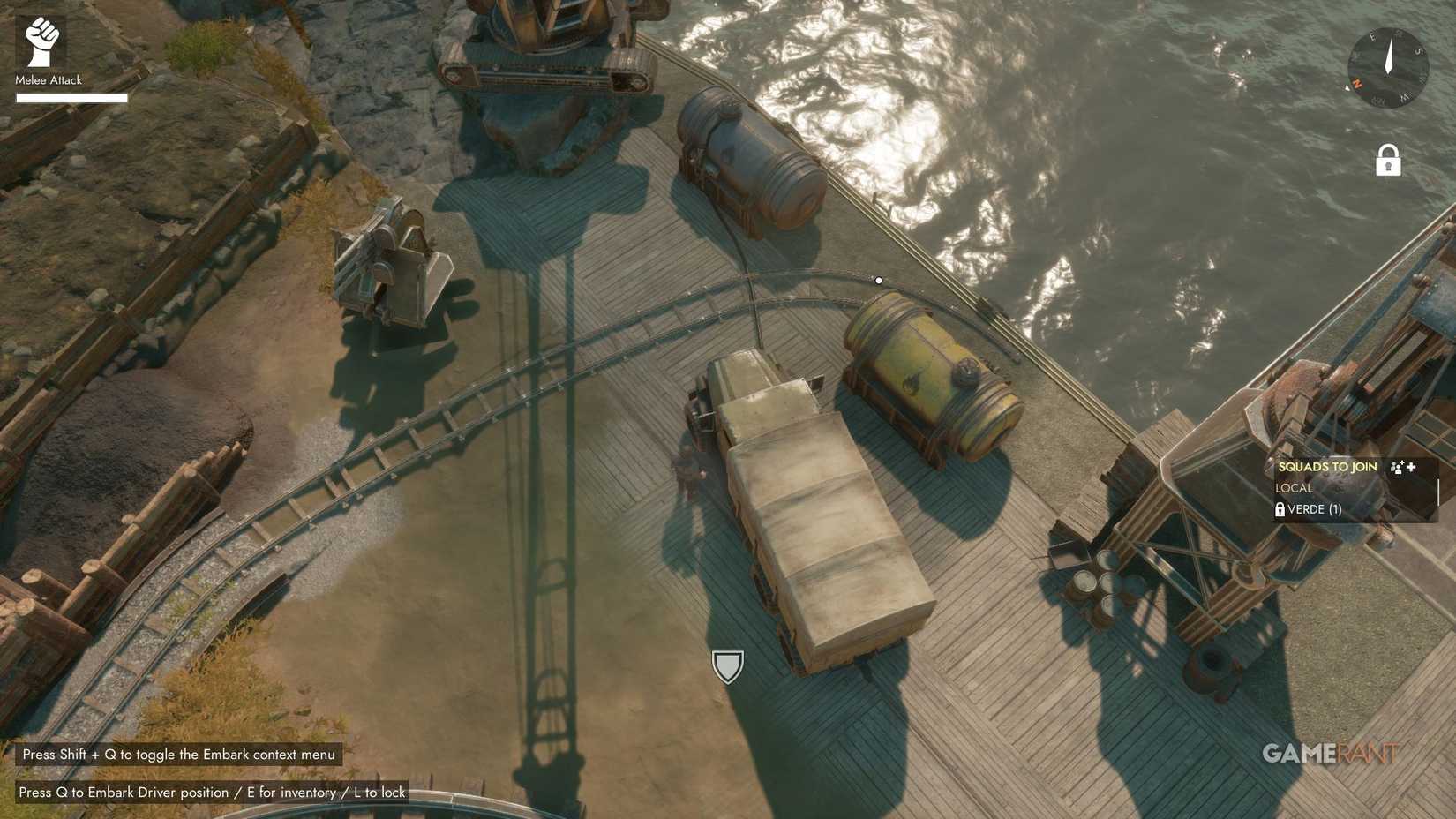 Foxhole - refueling from a liquid container