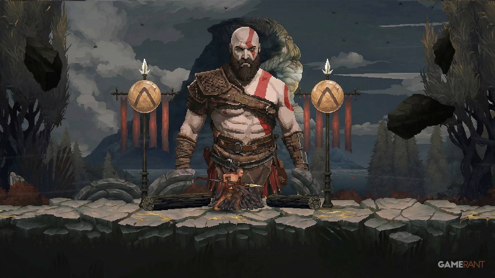 God of War Sons of Sparta Kratos at Home