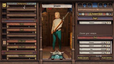 Half Sword - Character Creation