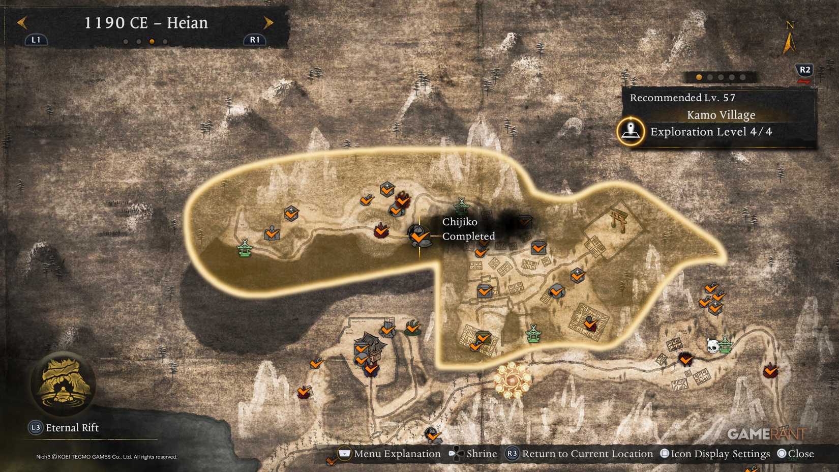 How to find all Heian Chijiko in Nioh 3 (1)