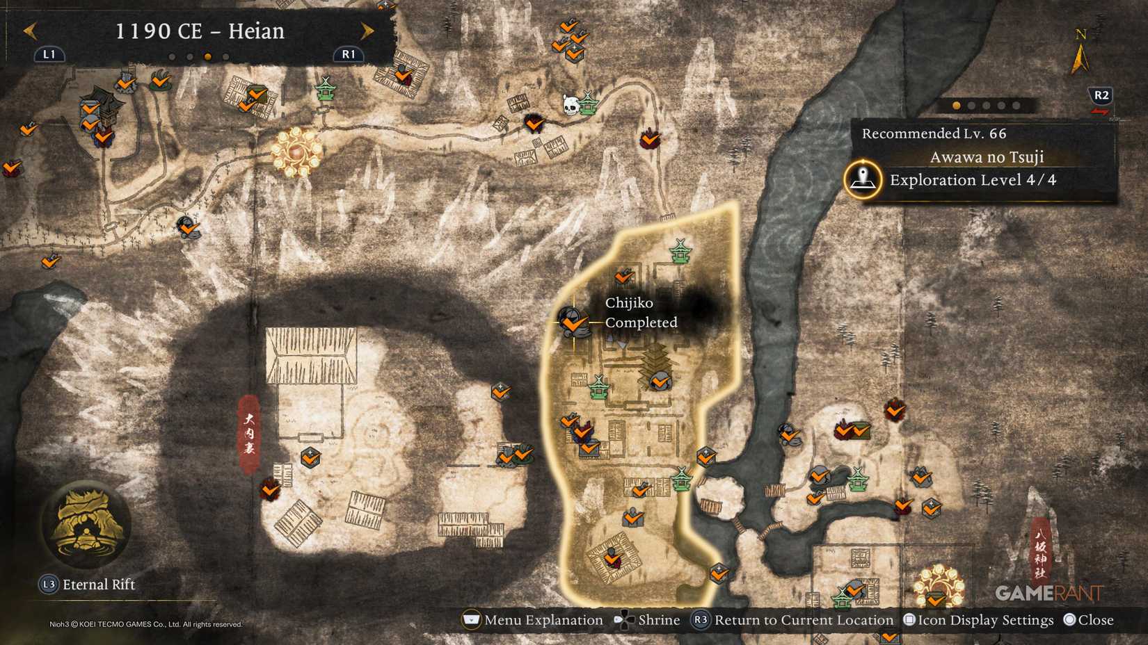 How to find all Heian Chijiko in Nioh 3 (5)