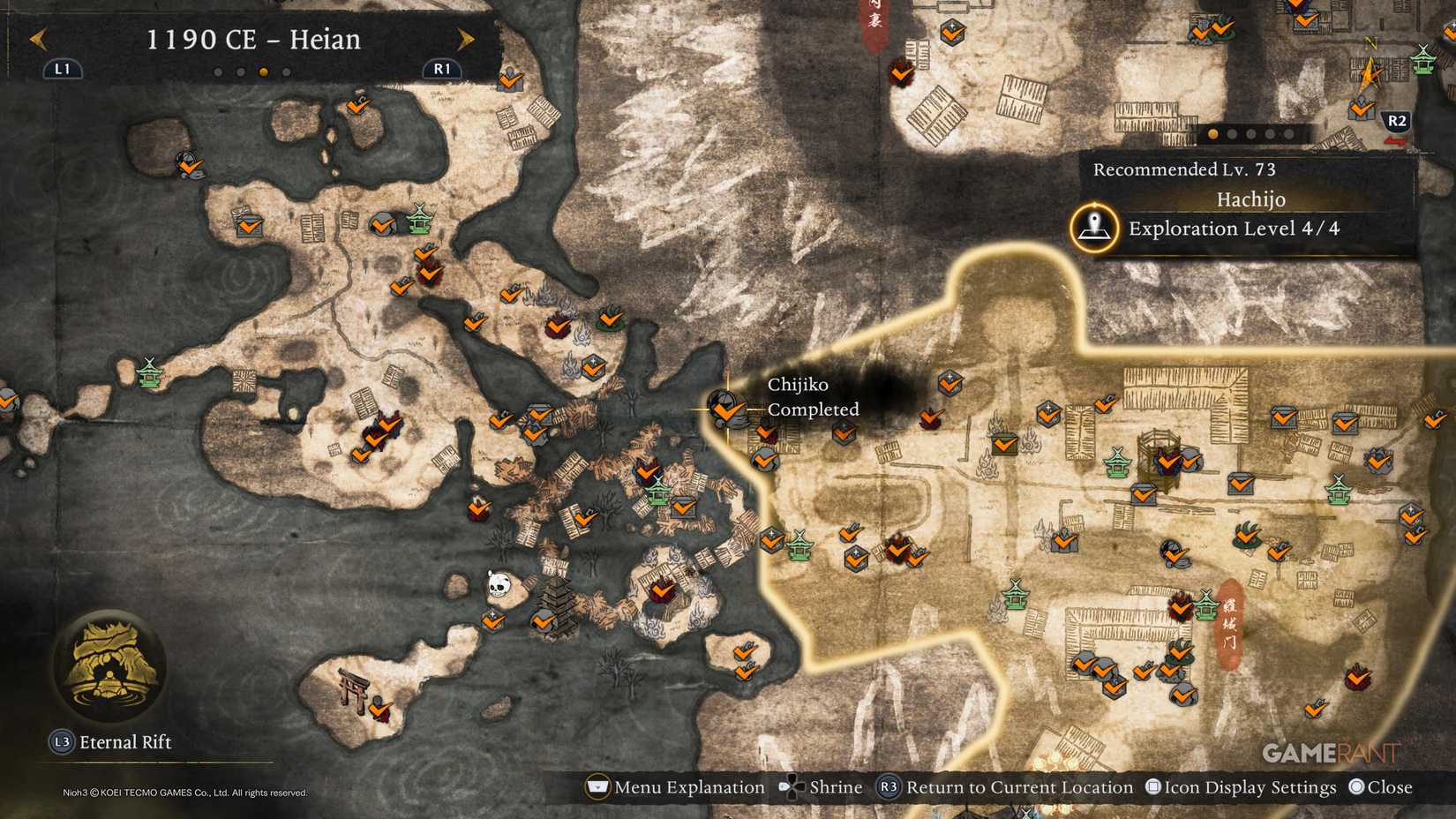 How to find all Heian Chijiko in Nioh 3 (6)