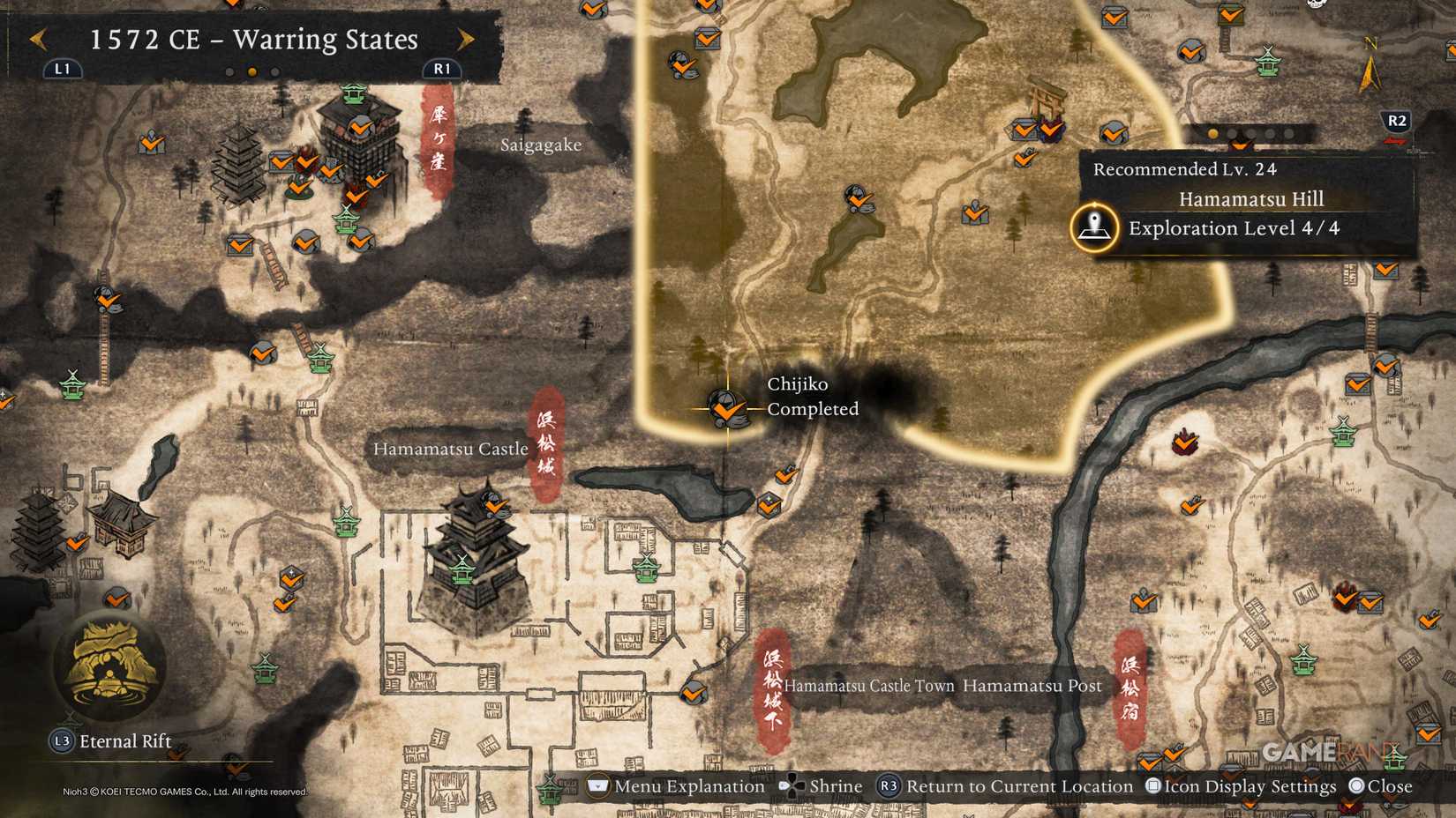 How to Find All Warring States Chijiko in Nioh 3 (11)