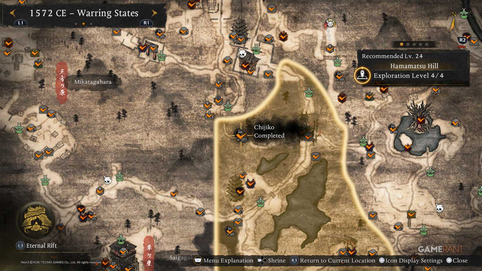 How to Find All Warring States Chijiko in Nioh 3 (14)
