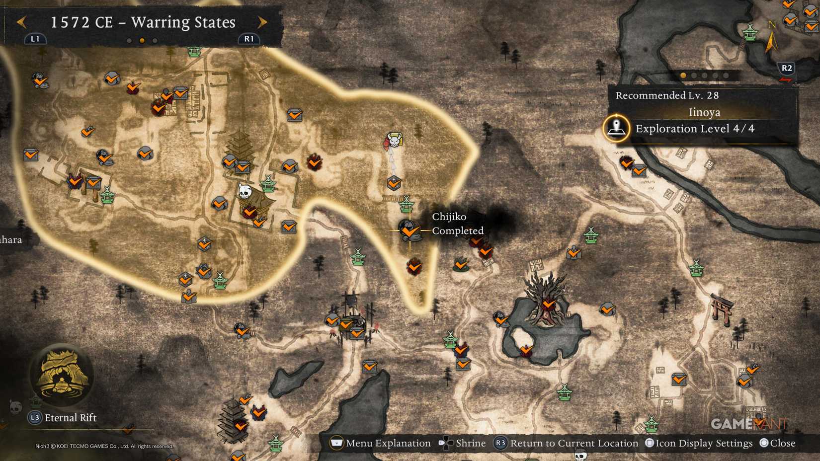 How to Find All Warring States Chijiko in Nioh 3 (16)