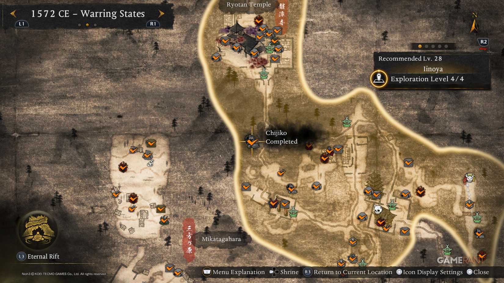 How to Find All Warring States Chijiko in Nioh 3 (17)