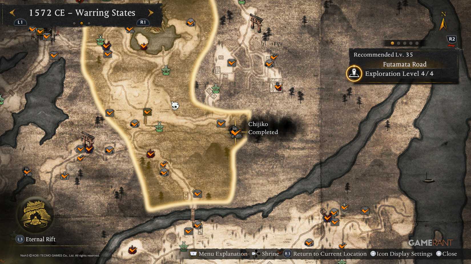 How to Find All Warring States Chijiko in Nioh 3 (19)