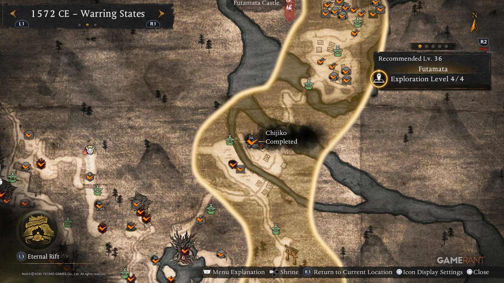 How to Find All Warring States Chijiko in Nioh 3 (21)