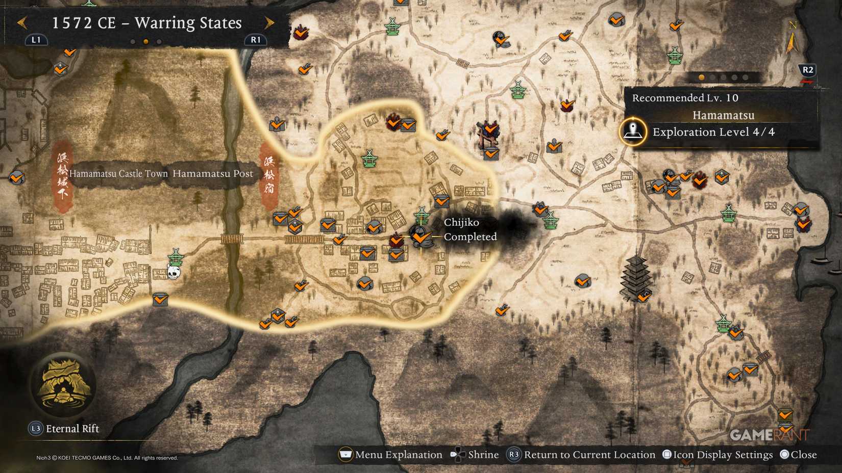 How to Find All Warring States Chijiko in Nioh 3 (3)