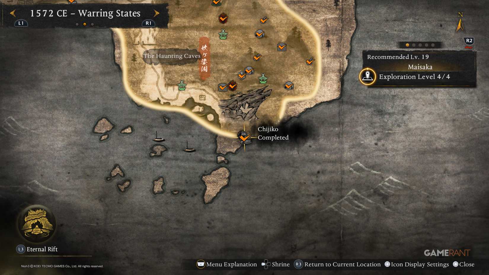 How to Find All Warring States Chijiko in Nioh 3 (6)