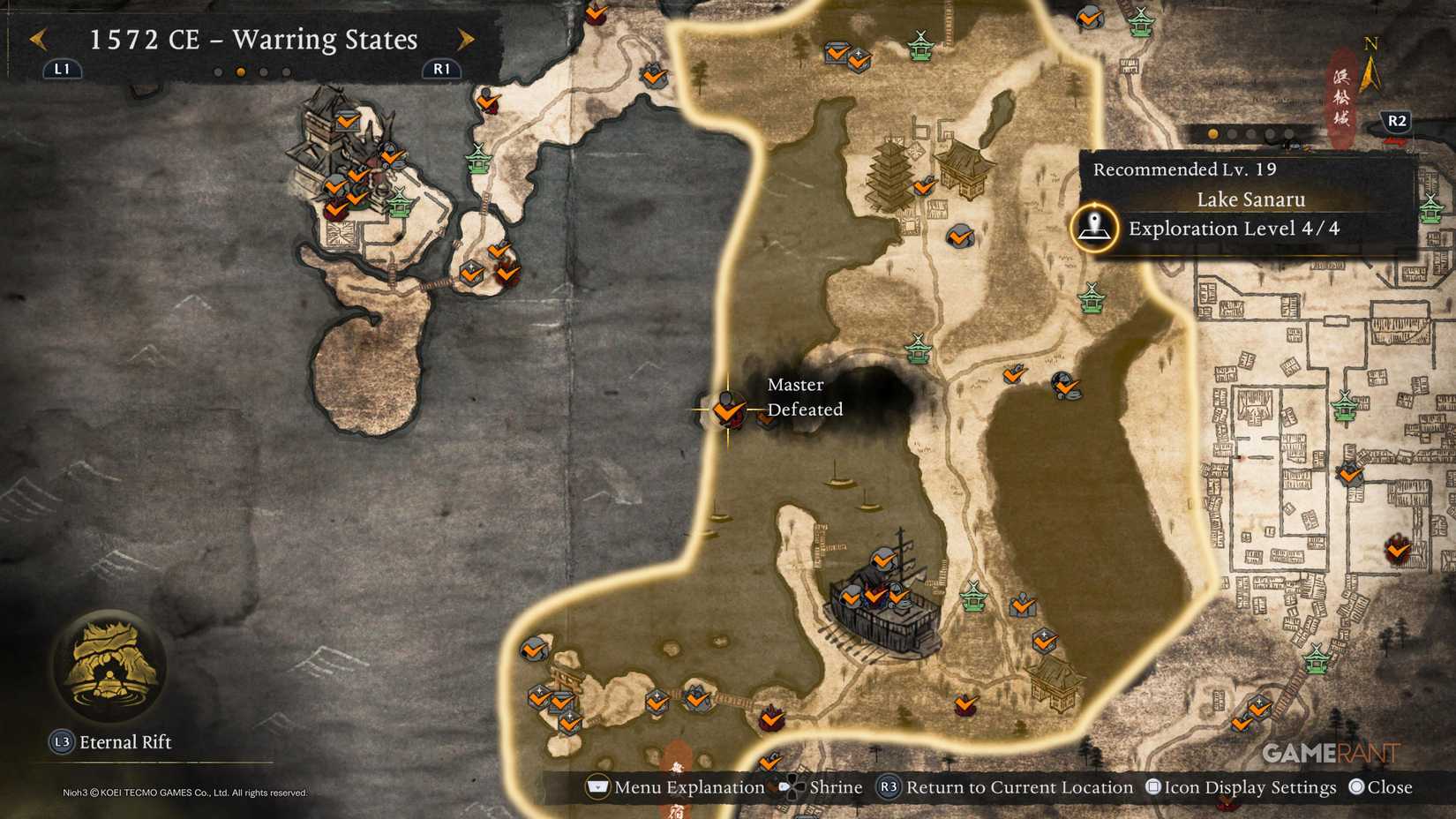 How to find all Sengoku Masters in Nioh 3 (1)