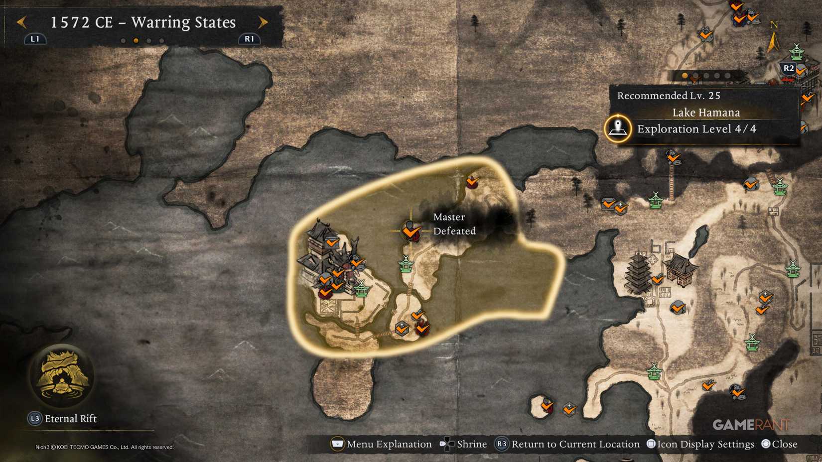 How to find all Sengoku Masters in Nioh 3 (2)