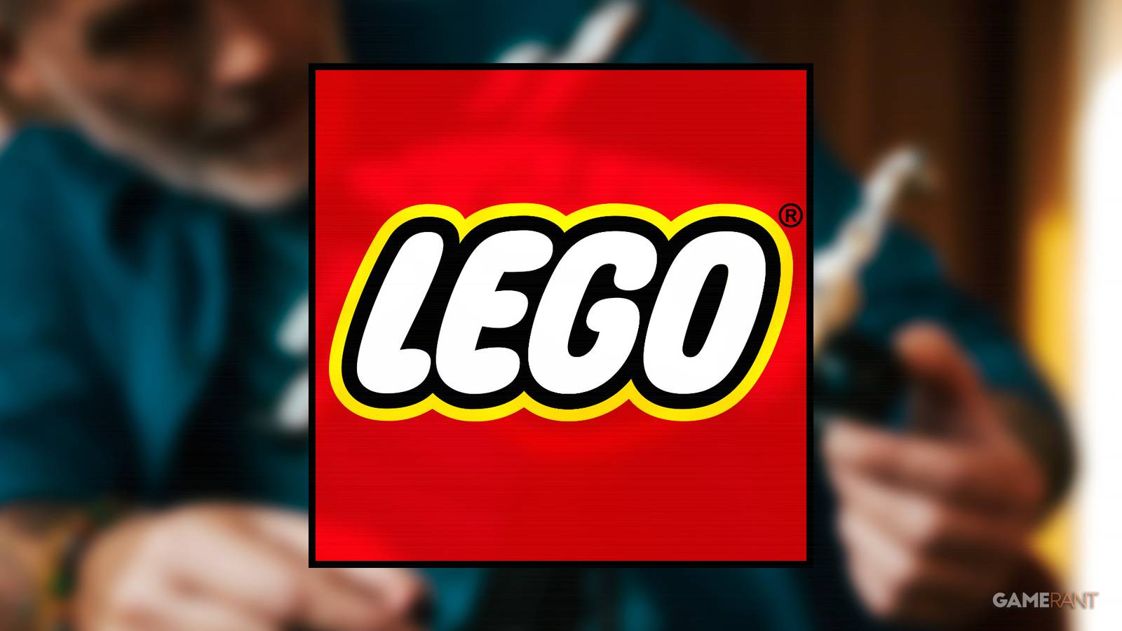 LEGO logo over blurred Icons Project Hail Mary lifestyle shot