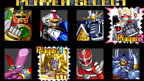 mighty morphin power rangers fighting game all characters