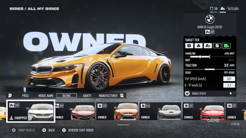 NFS Unbound BMW i8 Coupe