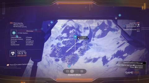 No Man's Sky - Analysis Visor Dioxite Deposit