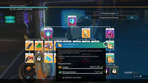 No Man's Sky - AtlasPass v1 Blueprint