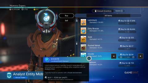 No Man's Sky - Dioxite Trade
