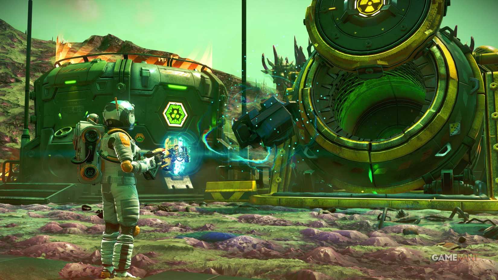 No Man's Sky - Industrial Waste Plant & Gravity Gun